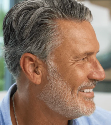 Product model First Ear Plus CIC in Use