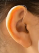 Product model LumiCharge V4: App Controlled/Bluetooth Rechargeable Hearing Aid in Use
