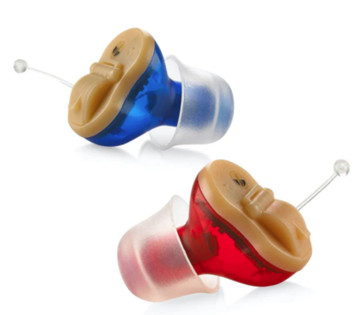 Product model Premium Digital Hearing Aids for Seniors - Invisible In Canal (CIC) Mini Sound Enhancer Set