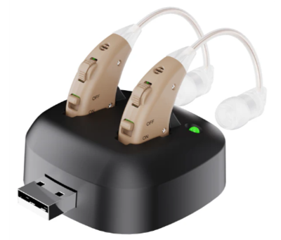 Product model Digital Hearing Aid Set - Rechargeable Premium BTE Charger