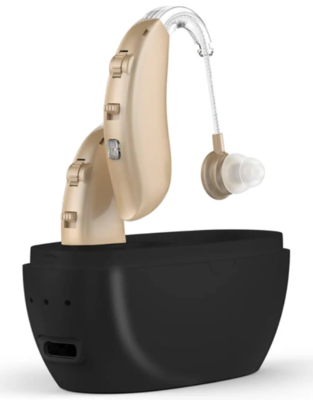 Product model Rechargeable Hearing Aids for Seniors – BTE Digital Hearing Aids  Charger