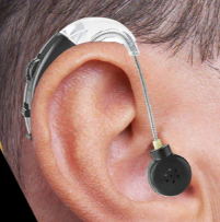 Product model Behind the Ear Sounds Aids in Use