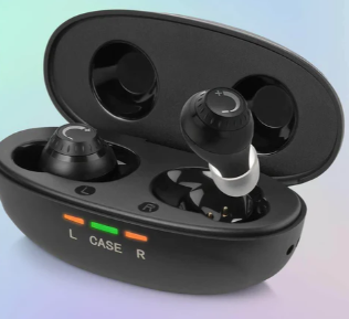 Product model Mini Digital Hearing Aids - ITE Rechargeable Personal Sound Aids Charger