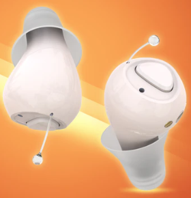 Product model CIC Rechargeable Hearing Aids for Seniors and Adults